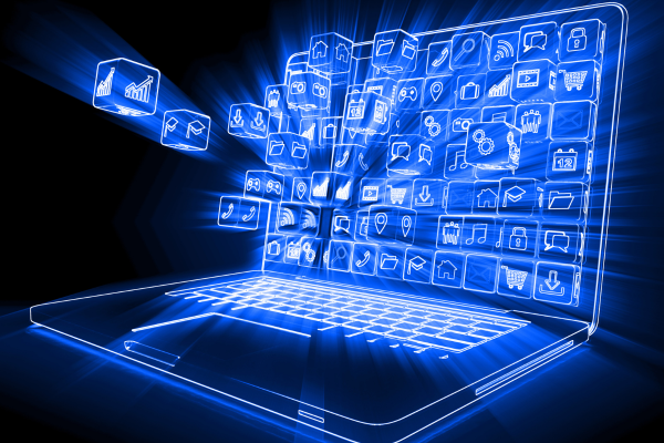 Illustration showing confusion caused by too many business tools