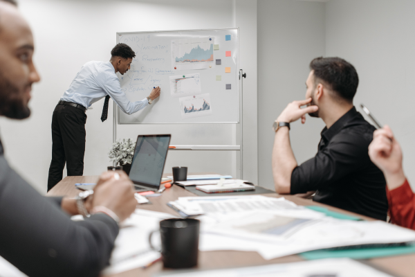 Team members with clearly defined roles and responsibilities
